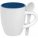 13138.46 - Кофейная кружка Pairy с ложкой, синяя с белой