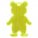 4815.89 - Пешеходный светоотражатель «Мишка», неон-желтый