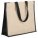 4866.30 - Холщовая сумка для покупок Bagari с черной отделкой