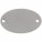 13843.10 - Шильдик металлический Alfa Oval, серебристый