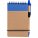5596.40 - Блокнот на кольцах Eco Note с ручкой, синий