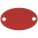 13843.50 - Шильдик металлический Alfa Oval, красный
