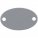 13843.11 - Шильдик металлический Alfa Oval, серый