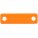 13844.22 - Шильдик металлический Alfa Liten, оранжевый неон