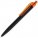 7091.32 - Ручка шариковая Prodir QS01 PRT-P Soft Touch, черная с оранжевым