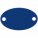 13843.44 - Шильдик металлический Alfa Oval, синий