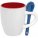 13138.54 - Кофейная кружка Pairy с ложкой, красная с синей
