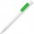 17522.69 - Ручка шариковая Swiper SQ, белая с зеленым