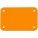16556.22 - Лейбл из ПВХ Kreta, S, оранжевый неон