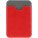 15605.50 - Чехол для карты на телефон Devon, красный с серым