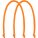 23109.22 - Ручки Corda для пакета M, оранжевый неон