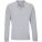 04241360 - Рубашка поло унисекс с длинным рукавом Planet LSL, серый меланж