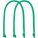 23109.90 - Ручки Corda для пакета M, зеленые