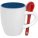 13138.45 - Кофейная кружка Pairy с ложкой, синяя с красной