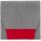 76262.51 - Шарф Snappy, светло-серый с красным