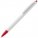 15906.65 - Ручка шариковая Tick, белая с красным