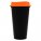 20996.20 - Стакан с крышкой Color Cap Black, черный с оранжевым