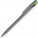 3425.19 - Ручка шариковая Prodir DS1 TMM Dot, серая с ярко-зеленым