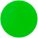 15354.94 - Лейбл из ПВХ Dzeta Round, L, зеленый неон
