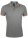 5851.12 - Рубашка поло мужская Pasadena Men 200 с контрастной отделкой, серый меланж c оранжевым