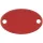 13843.50 - Шильдик металлический Alfa Oval, красный