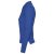 Рубашка поло женская с длинным рукавом Podium 210 ярко-синяя