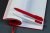 Ручка шариковая Swiper SQ, белая с красным