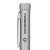 Ручка-фонарик с проецирующимся логотипом, серебристая