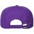 Бейсболка Canopy, фиолетовая с белым кантом