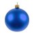 Елочный шар Gala Matt в коробке, 8,5 см, синий