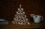 Сборная елка «Новогодний ажур», с серебристыми шариками