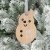 Деревянная подвеска Christmate, снеговик