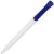 Ручка шариковая Clear Solid, белая с синим