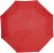Зонт складной Silverlake, красный с серебристым