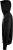 Толстовка мужская на молнии Soul Men 290 с контрастным капюшоном, черная