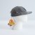 Бейсболка Snapback с прямым козырьком, белая