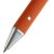 Ручка шариковая Button Up, оранжевая с серебристым