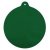 Новогодний самонадувающийся шарик, зеленый с белым рисунком