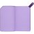 Ежедневник Corner, недатированный, серый с фиолетовым