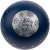 Елочный шар Queen, 8 см, синий