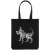 Холщовая сумка «Собака Каляка», черная