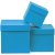 Коробка Cube, S, голубая
