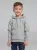 Толстовка с капюшоном детская Kirenga Kids, серый меланж