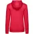 Толстовка с капюшоном женская Hoodie, красный меланж