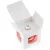 Елочный шар Finery Gloss, 8 см, глянцевый красный