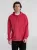Толстовка с капюшоном унисекс Hoodie, красный меланж