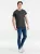 Футболка мужская Regent Fit 150, черный меланж