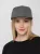 Бейсболка Snapback с прямым козырьком, серая