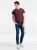 Футболка мужская Regent Fit 150, бордовый меланж
