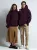 Худи Kulonga Oversize, фиолетовое
